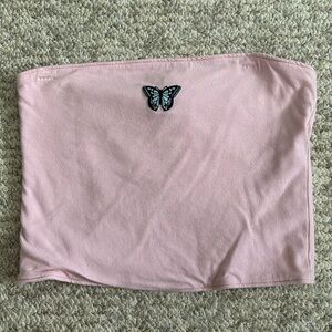 Pink Holister Tube Top